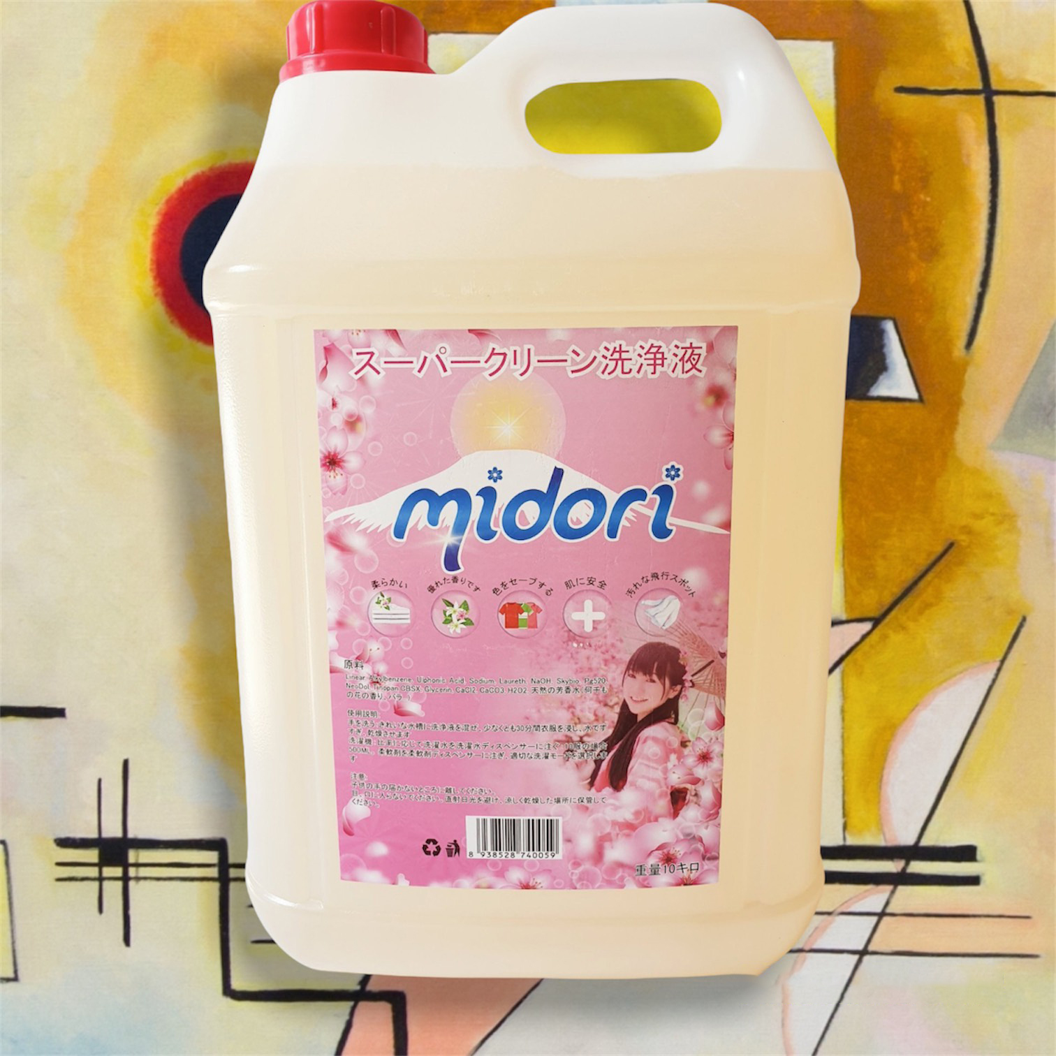 Nước giặt Midori can 10 lít